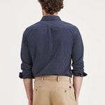 Camisa Slim Original Santee Navy Blazer - ECRU