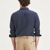 Camisa Slim Original Santee Navy Blazer - ECRU