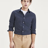 Camisa Slim Original Santee Navy Blazer - ECRU