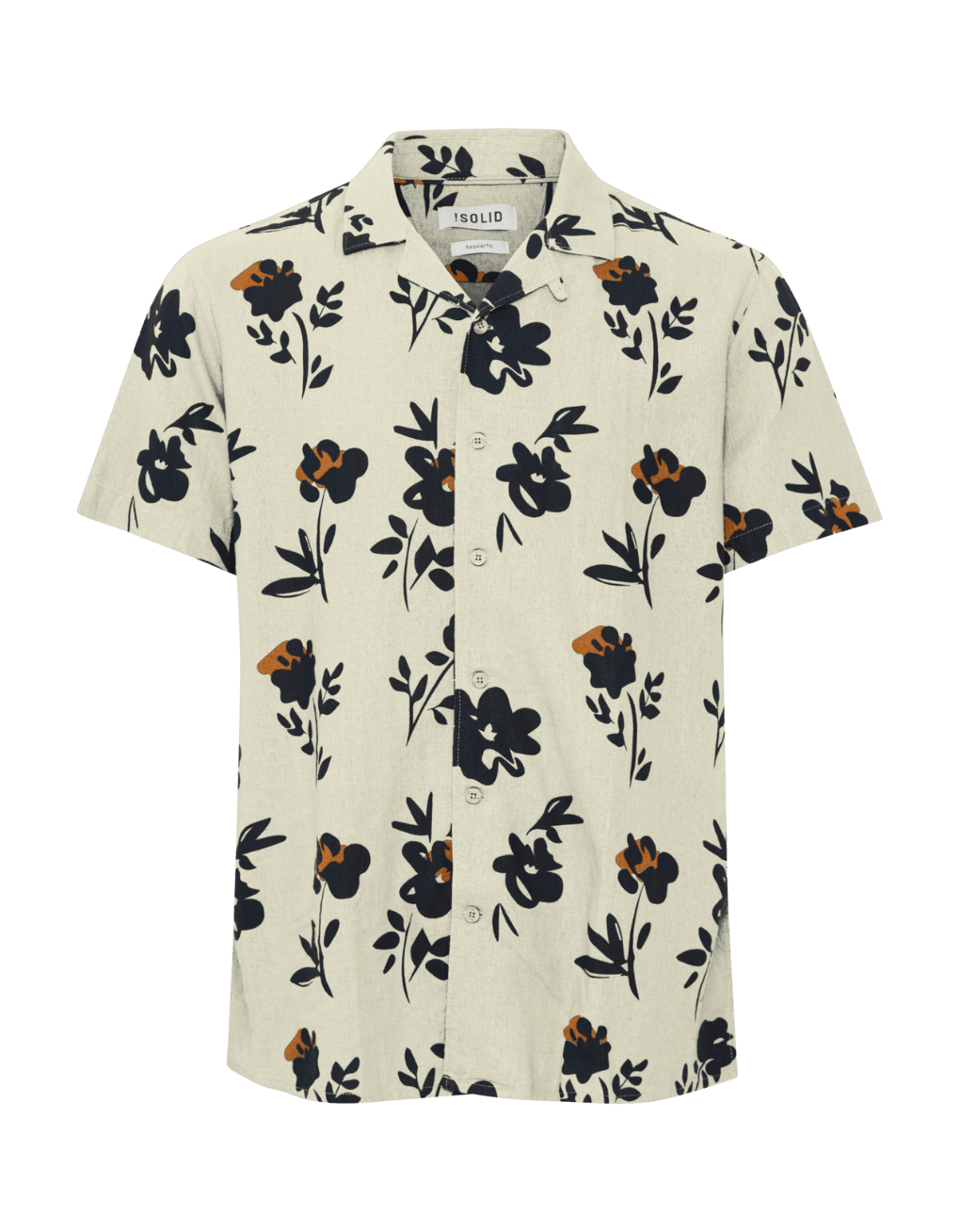 Camisa !Solid Fridolf Anise Flower - ECRU
