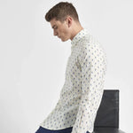 Camisa Spot Print - ECRU