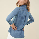 CAMISA VAQUERA REGULAR - ECRU