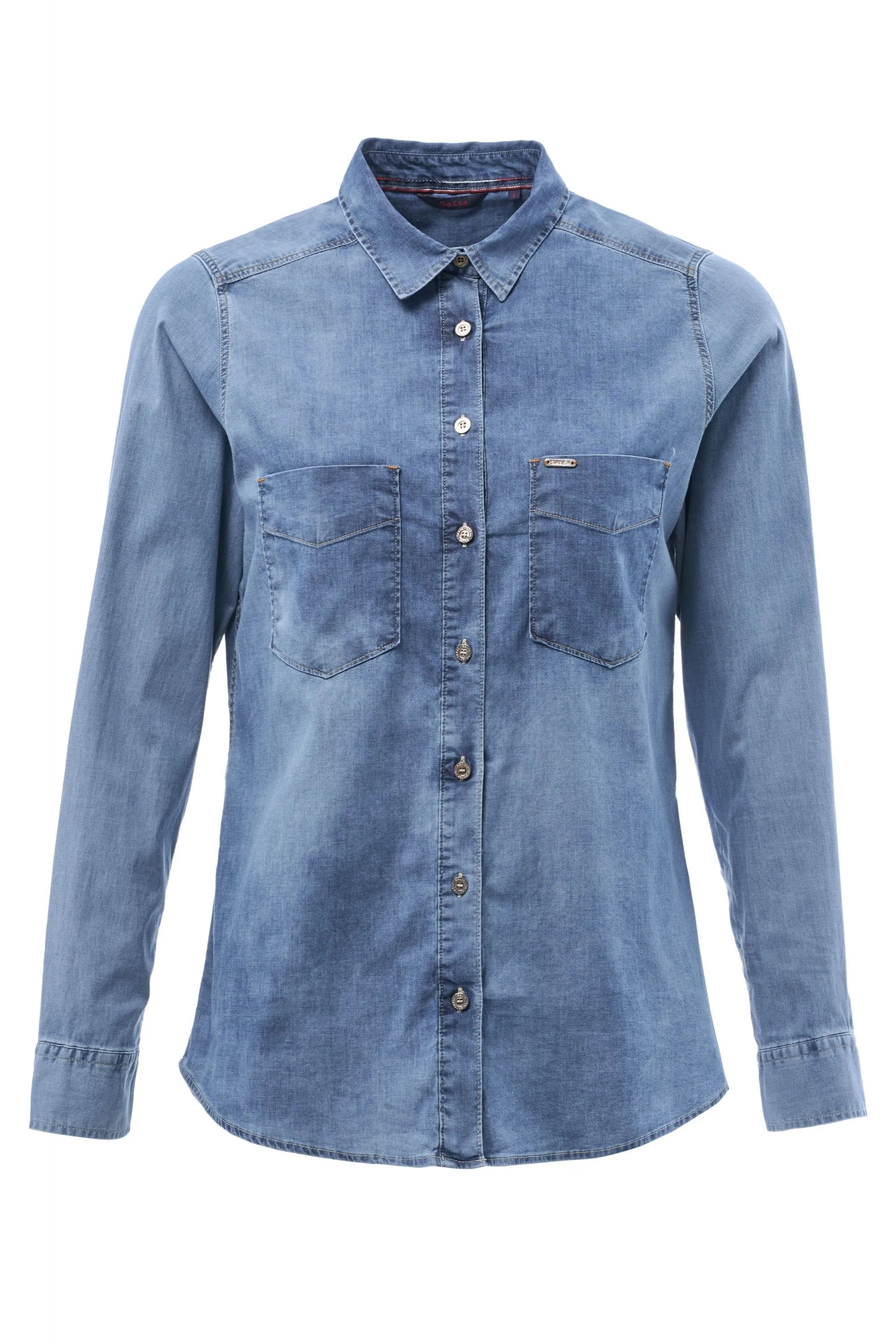 CAMISA VAQUERA REGULAR - ECRU