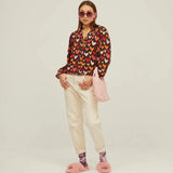 Camisa Volante Muñeca Love - ECRU