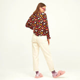 Camisa Volante Muñeca Love - ECRU