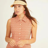 Camisa Xantik Sin Mangas Ceramic - ECRU