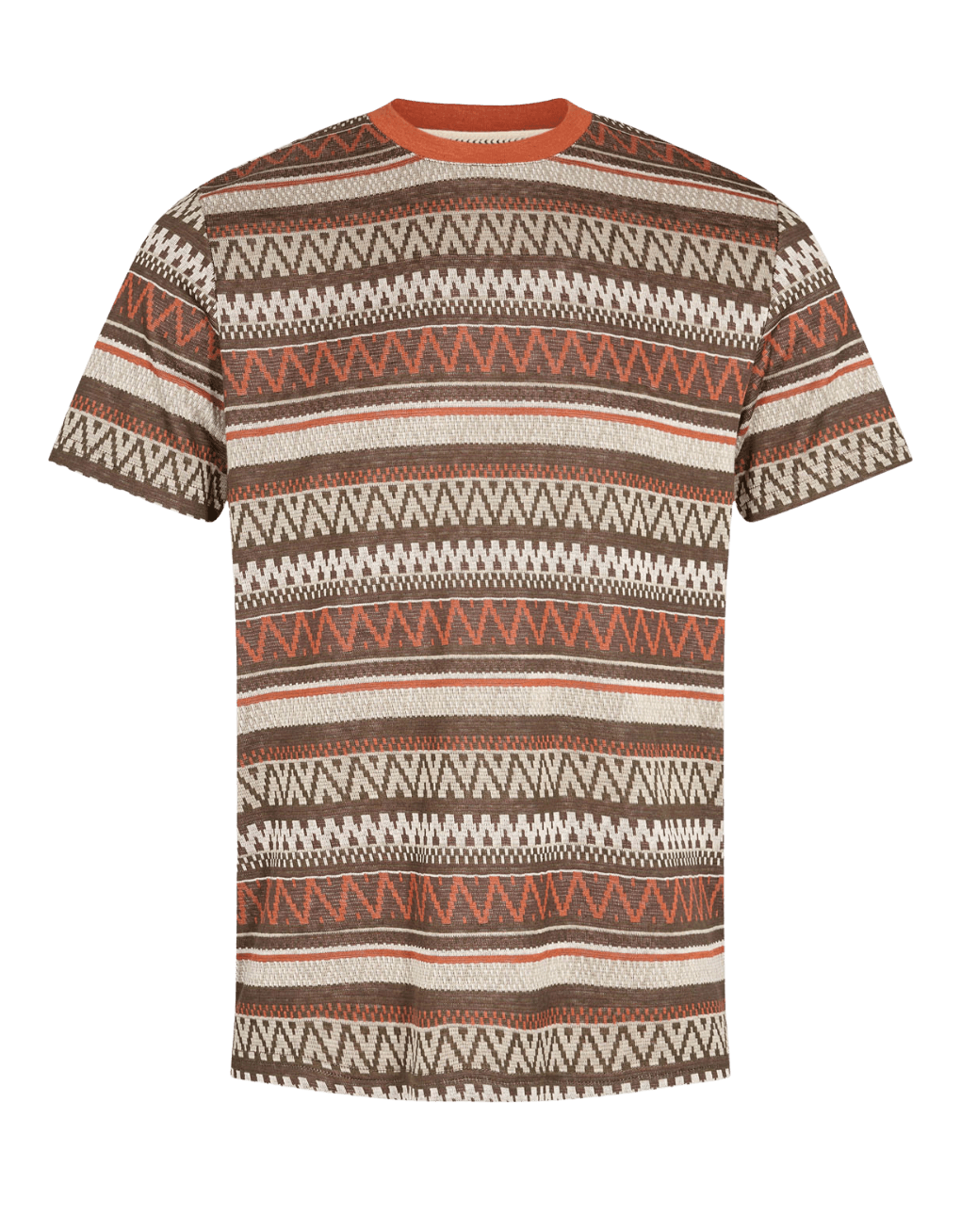 Camiseta Akkikki Jacquard Cinnamon Stick - ECRU
