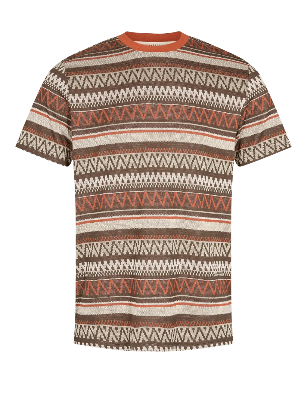 Camiseta Akkikki Jacquard Cinnamon Stick - ECRU