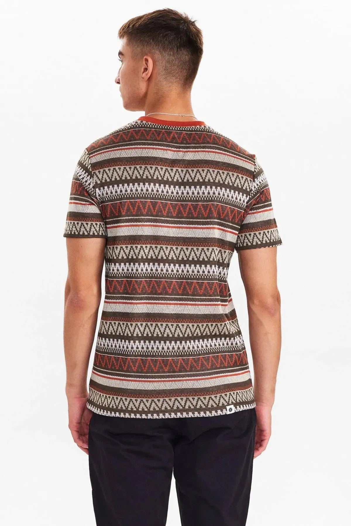 Camiseta Akkikki Jacquard Cinnamon Stick - ECRU