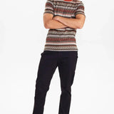 Camiseta Akkikki Jacquard Cinnamon Stick - ECRU