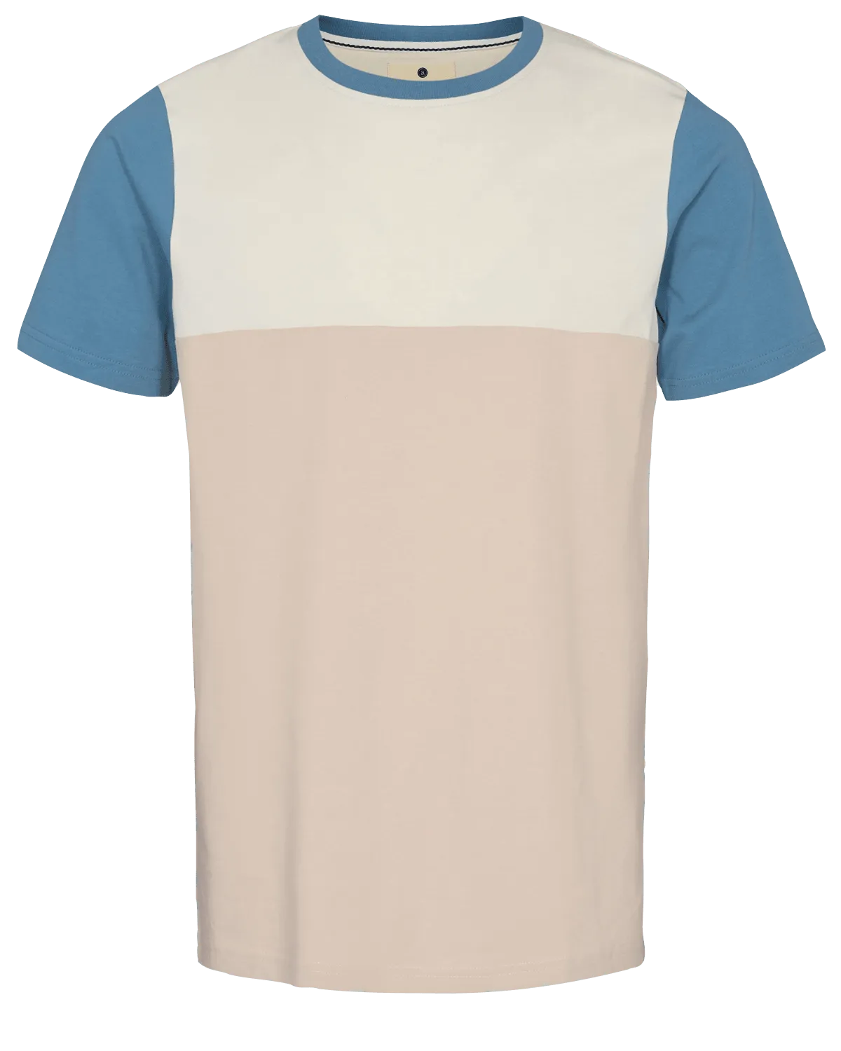 Camiseta Akrod Colorblock - ECRU