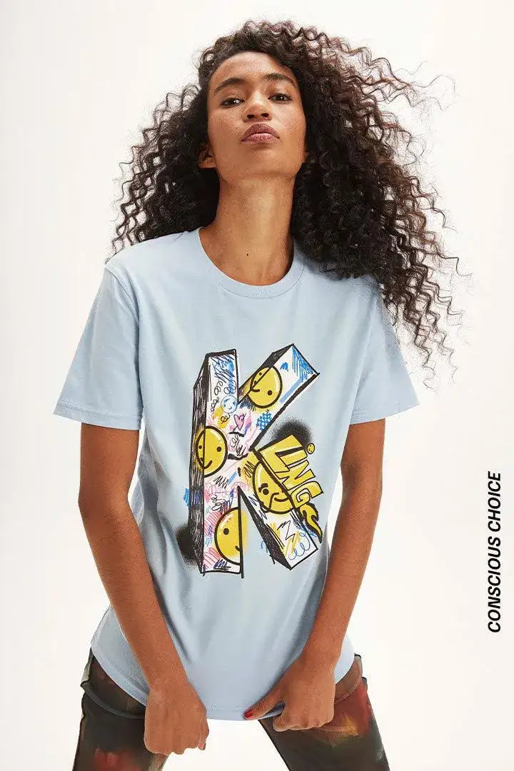 Graffiti organic cotton t-shirt