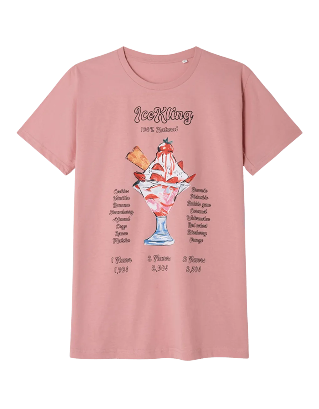 Camiseta algodón orgánico IceKling - ECRU