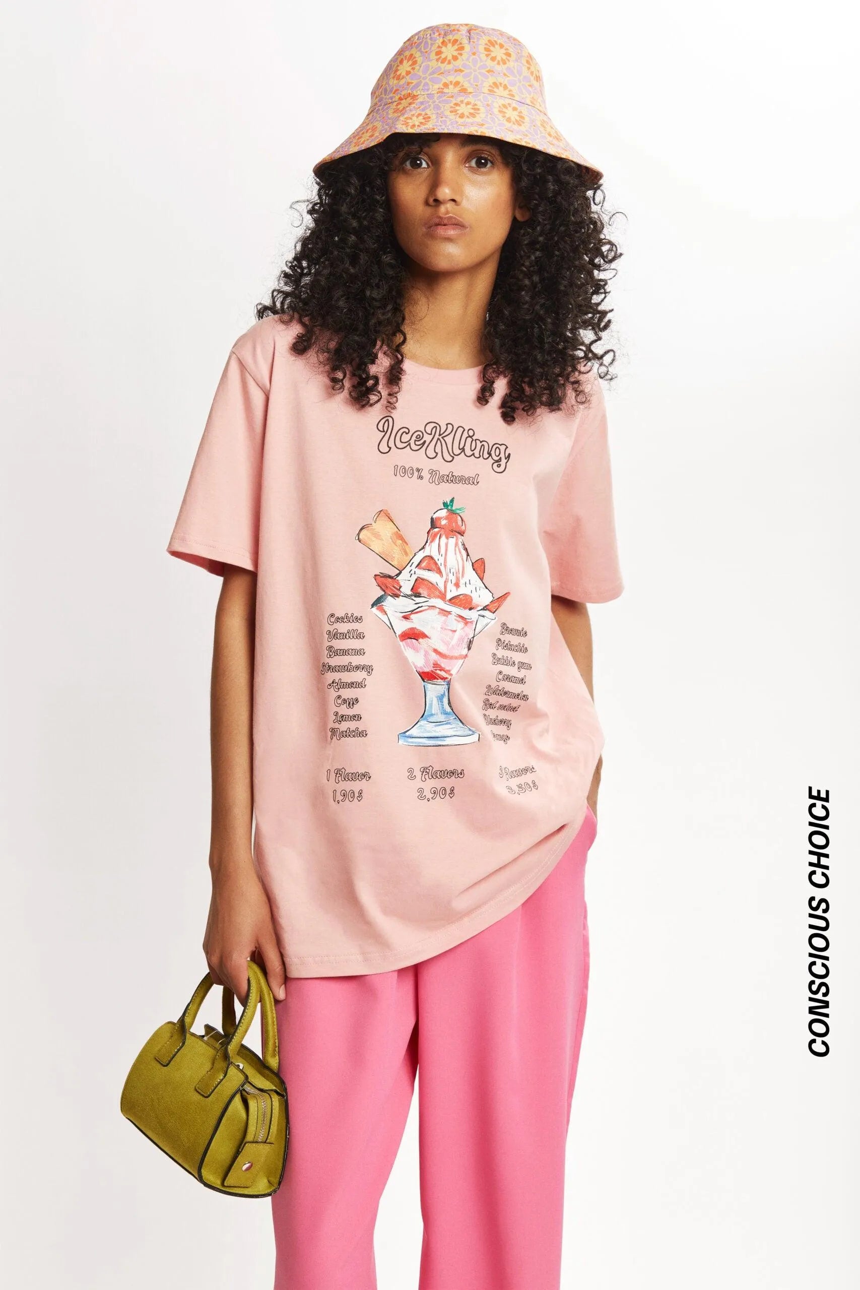 Camiseta algodón orgánico IceKling - ECRU