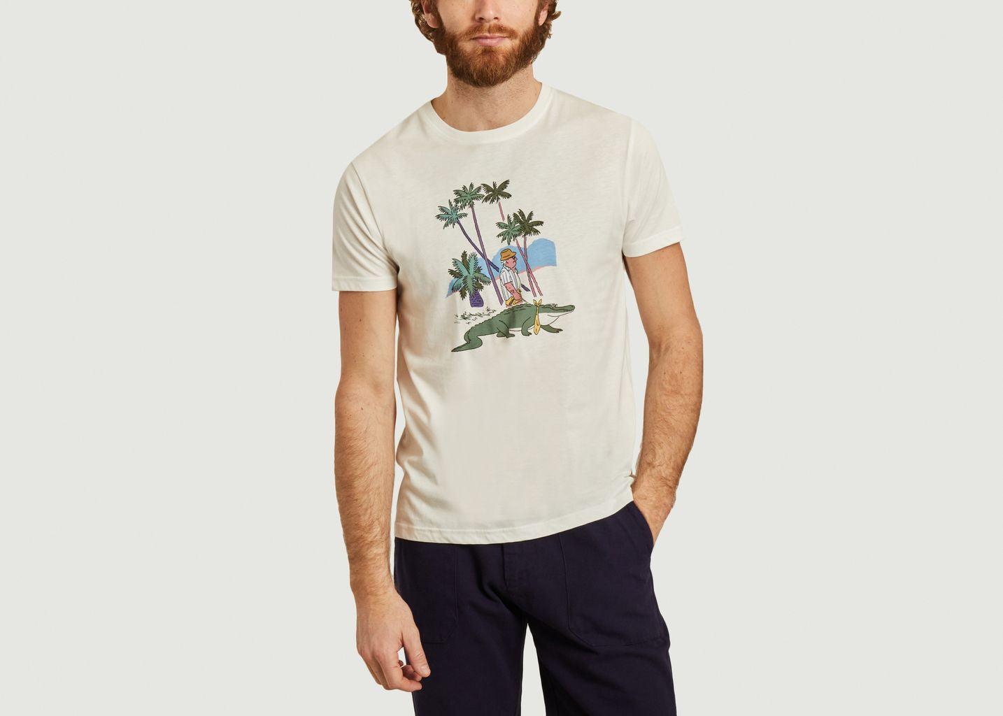 Camiseta Alligator - ECRU