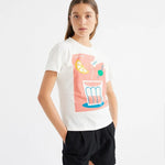 Camiseta Apres La Plage - ECRU