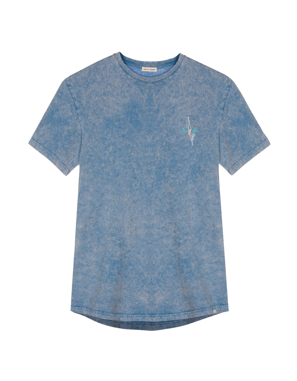Camiseta Arica Oahu Blue Premium - ECRU