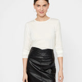 Camiseta Ava manga larga - ECRU