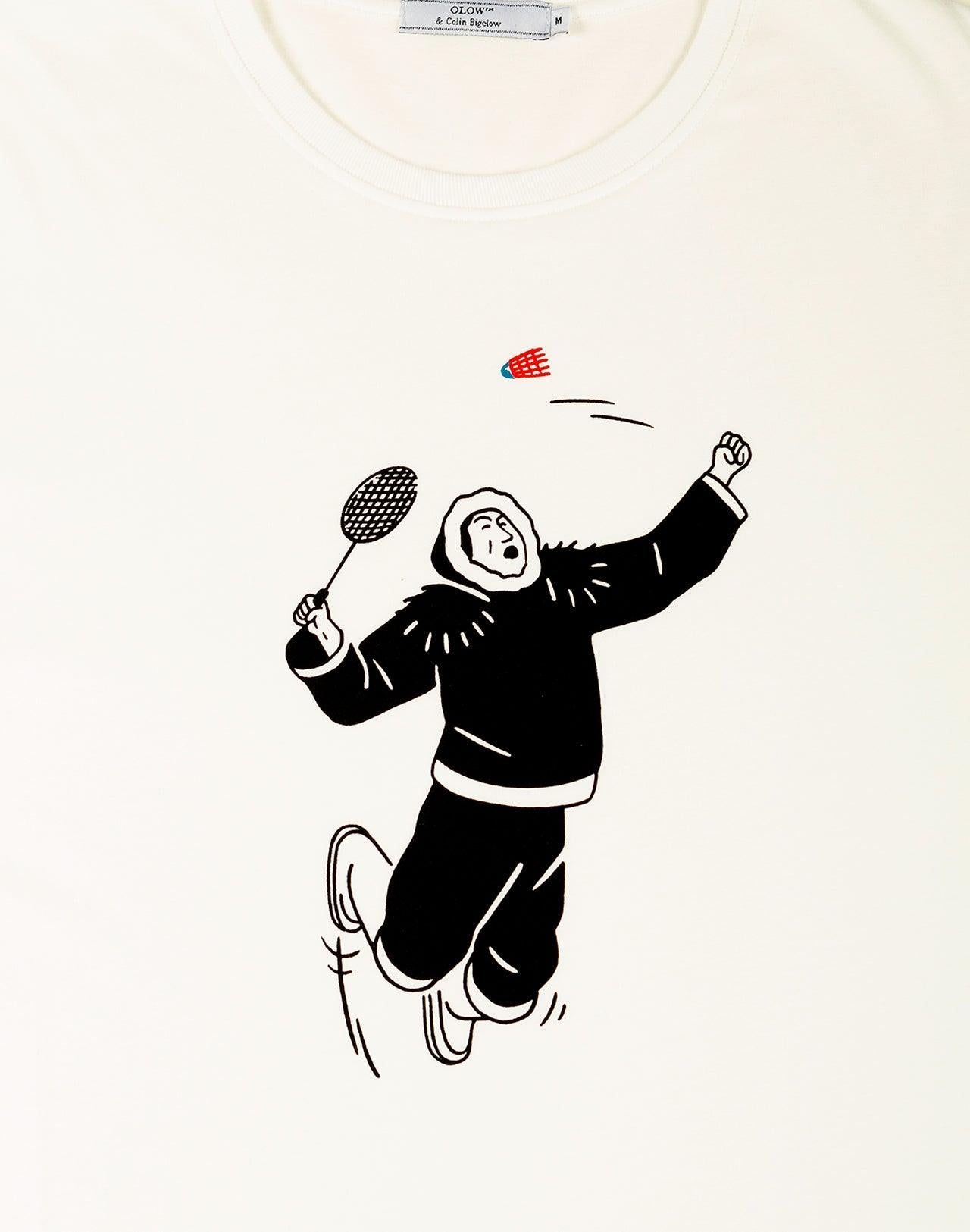 Camiseta Badminton - ECRU
