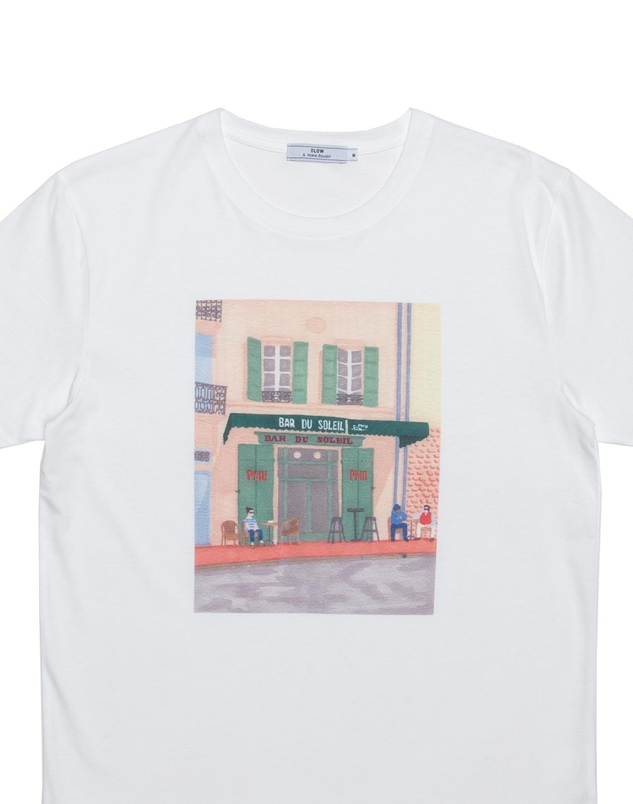 Camiseta Bar Du Soleil - ECRU