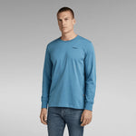 Camiseta Base Round Neck Retro Blue - ECRU