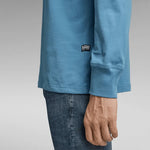 Camiseta Base Round Neck Retro Blue - ECRU