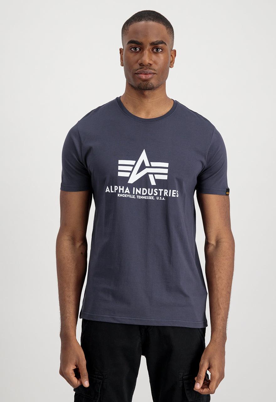 Camiseta Básica Alpha Industries Navy - ECRU
