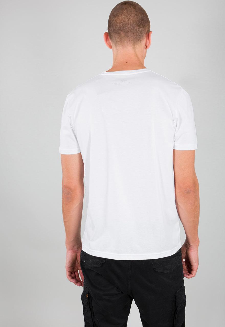 Camiseta Básica Alpha Industries White - ECRU