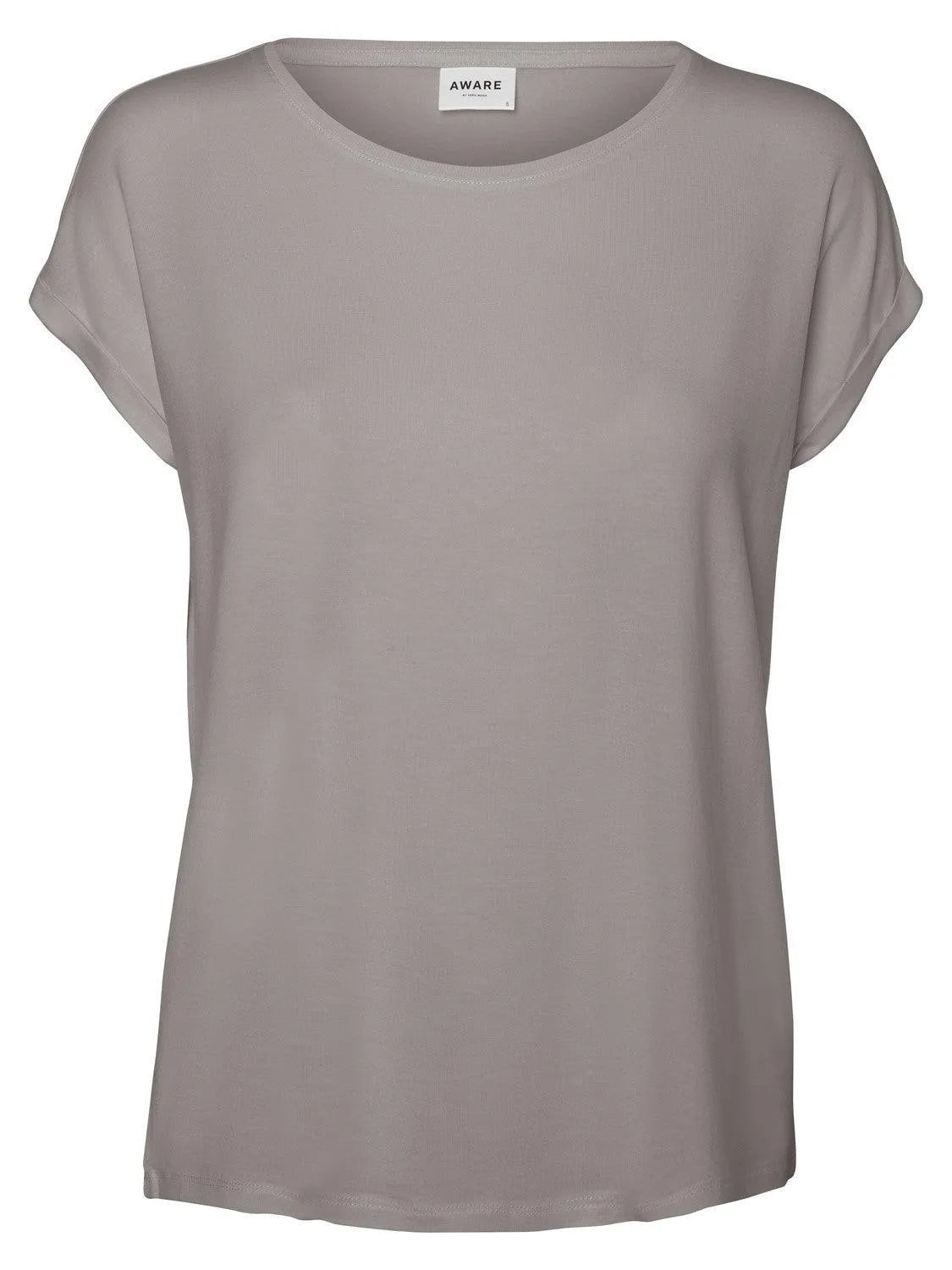 Camiseta Básica AWARE Ash - ECRU