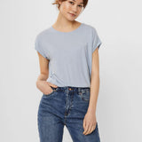 Camiseta Básica AWARE Blue Fog - ECRU