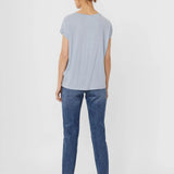 Camiseta Básica AWARE Blue Fog - ECRU