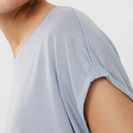 Camiseta Básica AWARE Blue Fog - ECRU