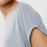 Camiseta Básica AWARE Blue Fog - ECRU