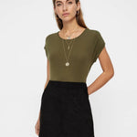 Camiseta Básica AWARE Ivy Green - ECRU