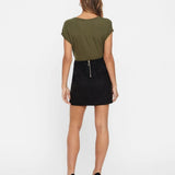 Camiseta Básica AWARE Ivy Green - ECRU