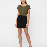 Camiseta Básica AWARE Ivy Green - ECRU