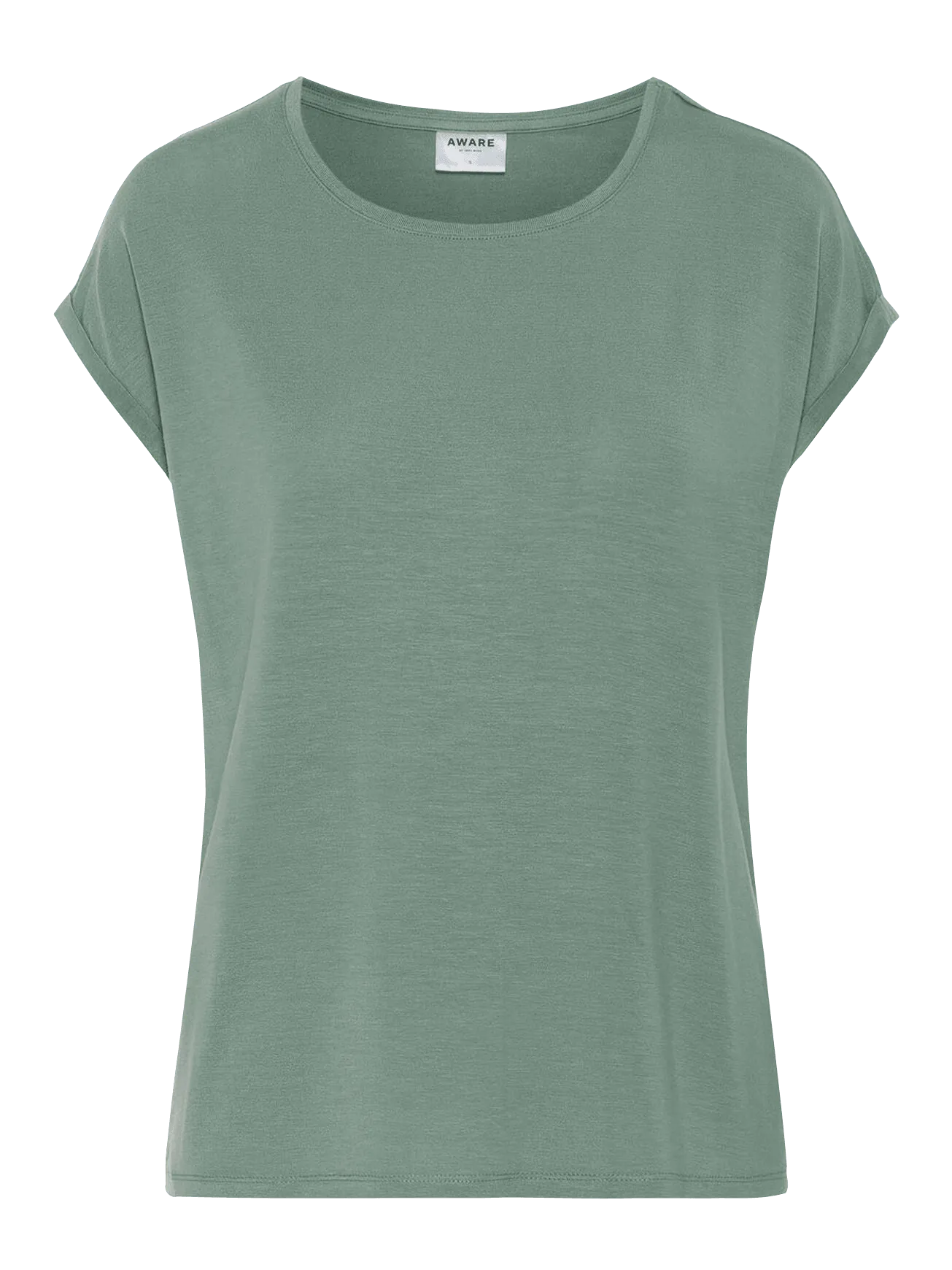 Camiseta Básica AWARE Laurel Wreath - ECRU