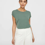 Camiseta Básica AWARE Laurel Wreath - ECRU