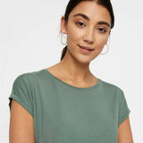 Camiseta Básica AWARE Laurel Wreath - ECRU