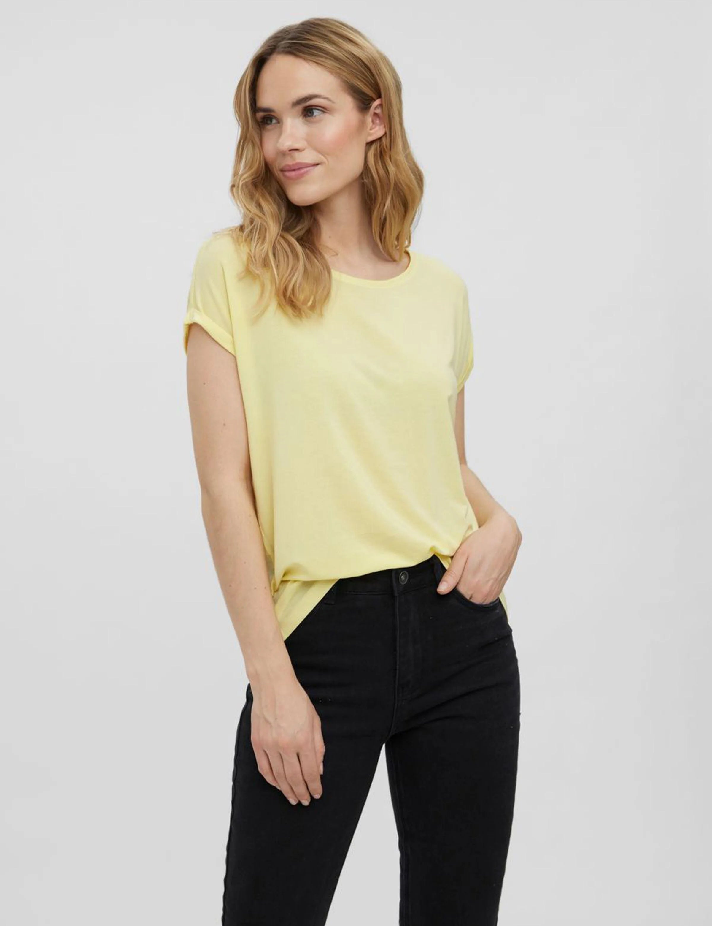Camiseta Básica AWARE Lemon Meringue - ECRU