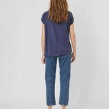 Camiseta Básica AWARE Vintage Indigo - ECRU