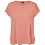 Camiseta Básica de Mujer Vero Moda AWARE Georgia Peach - ECRU
