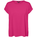 Camiseta Básica de Mujer Vero Moda AWARE Pink Yarrow - ECRU