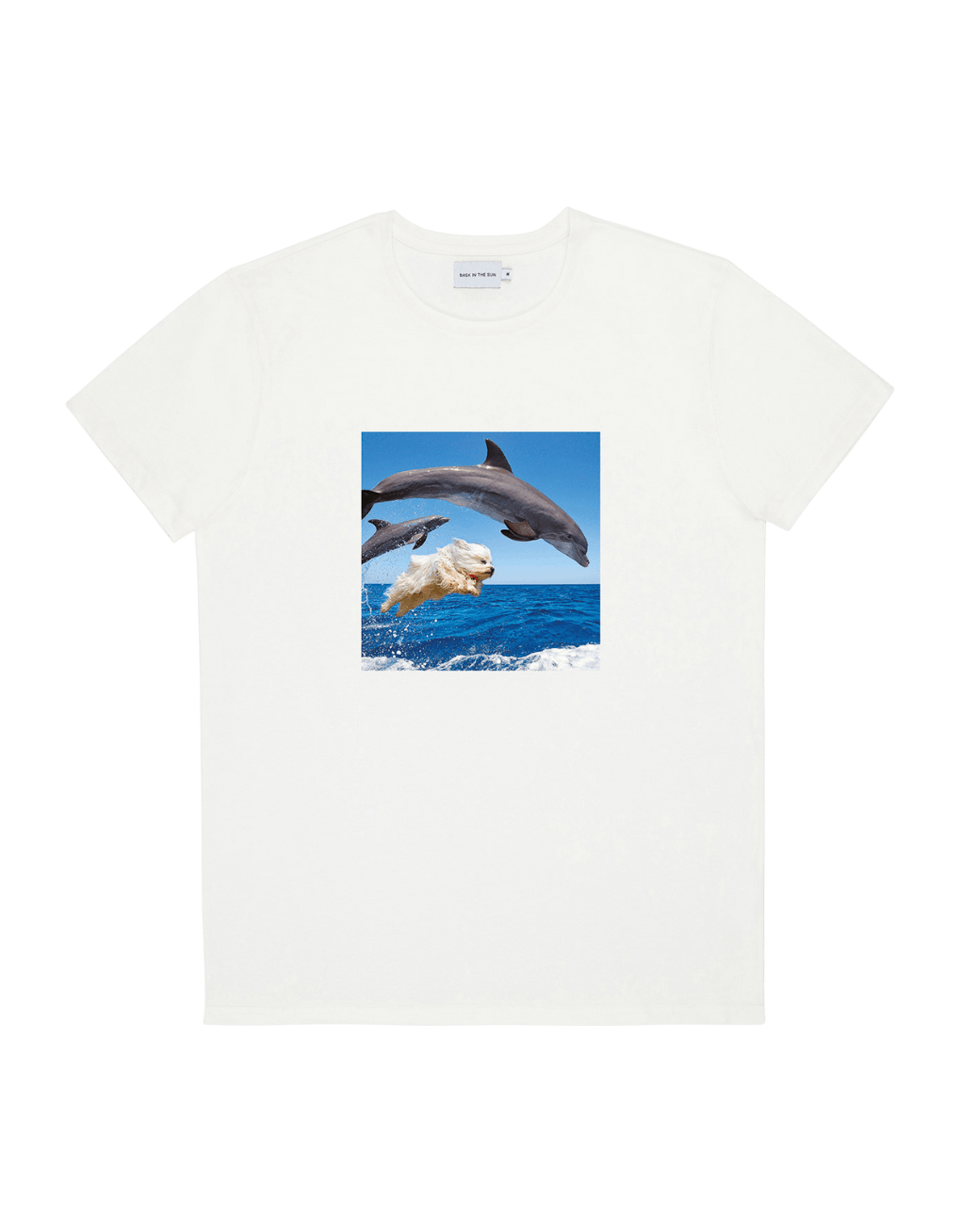 Camiseta Bask In The Sun Dolphins - ECRU