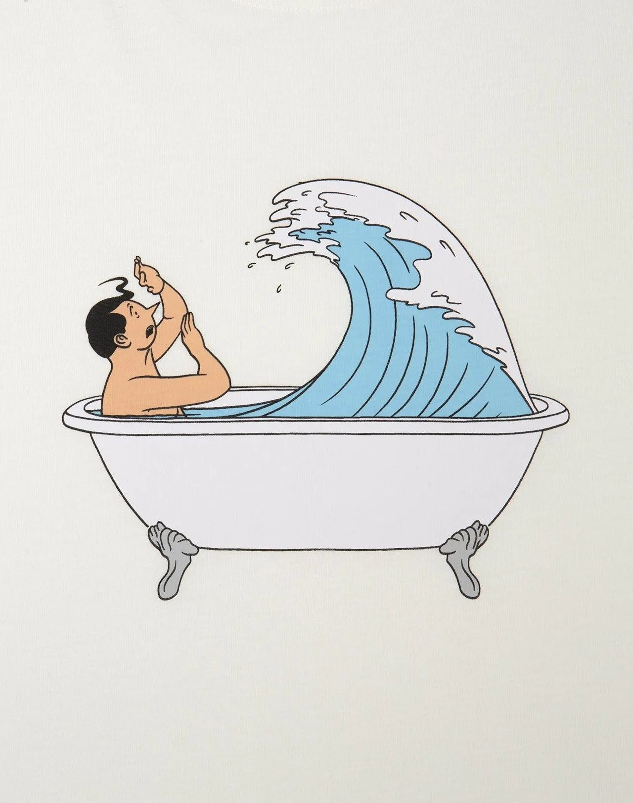 Camiseta Bath - ECRU