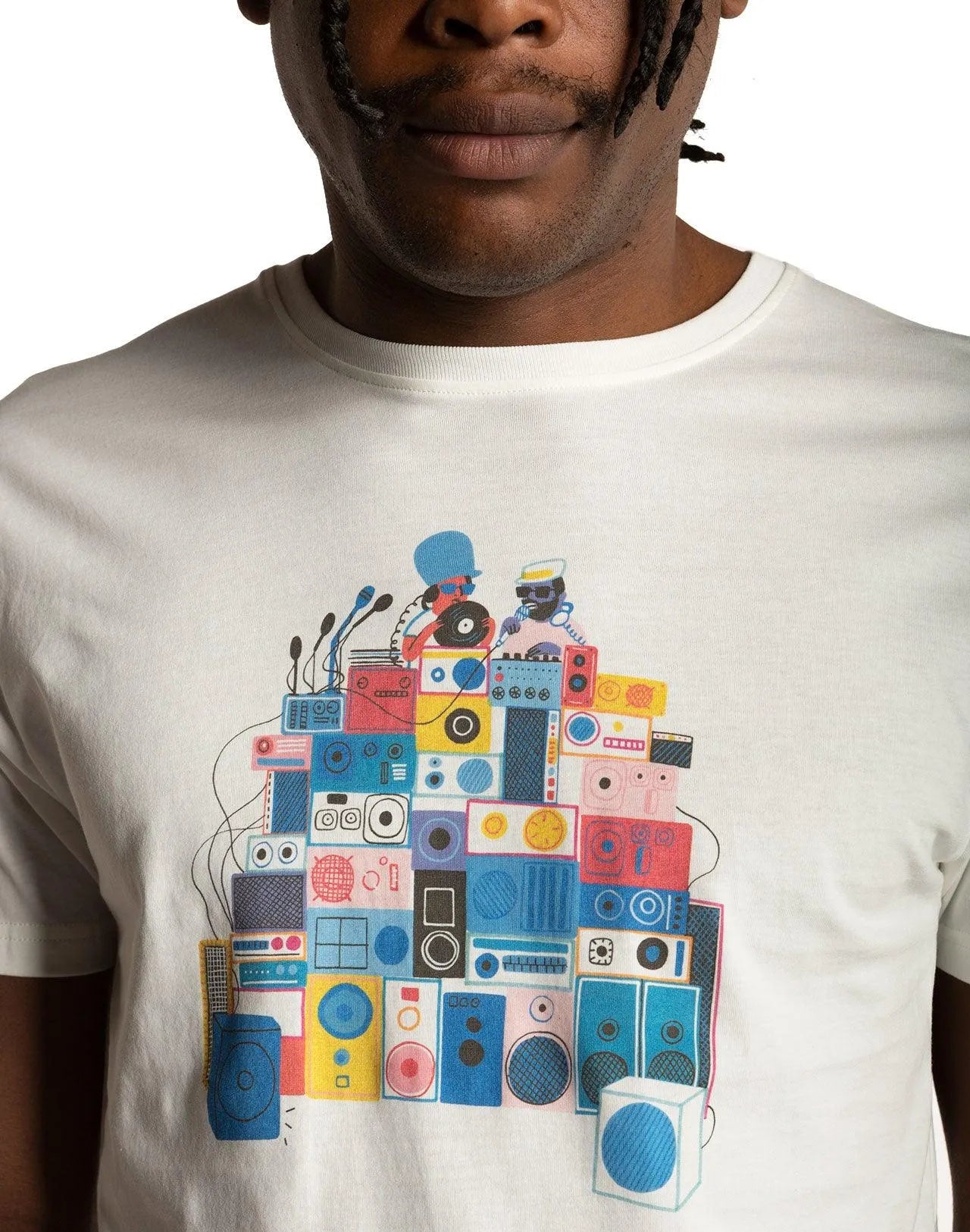 Camiseta Beat - ECRU