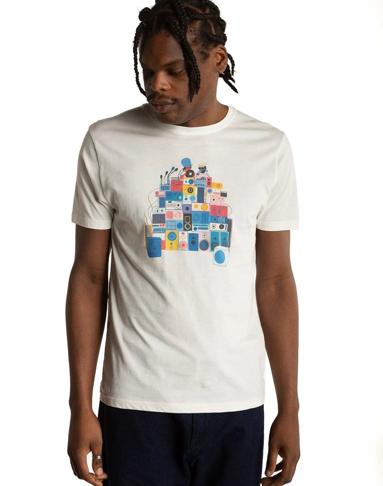 Camiseta Beat - ECRU