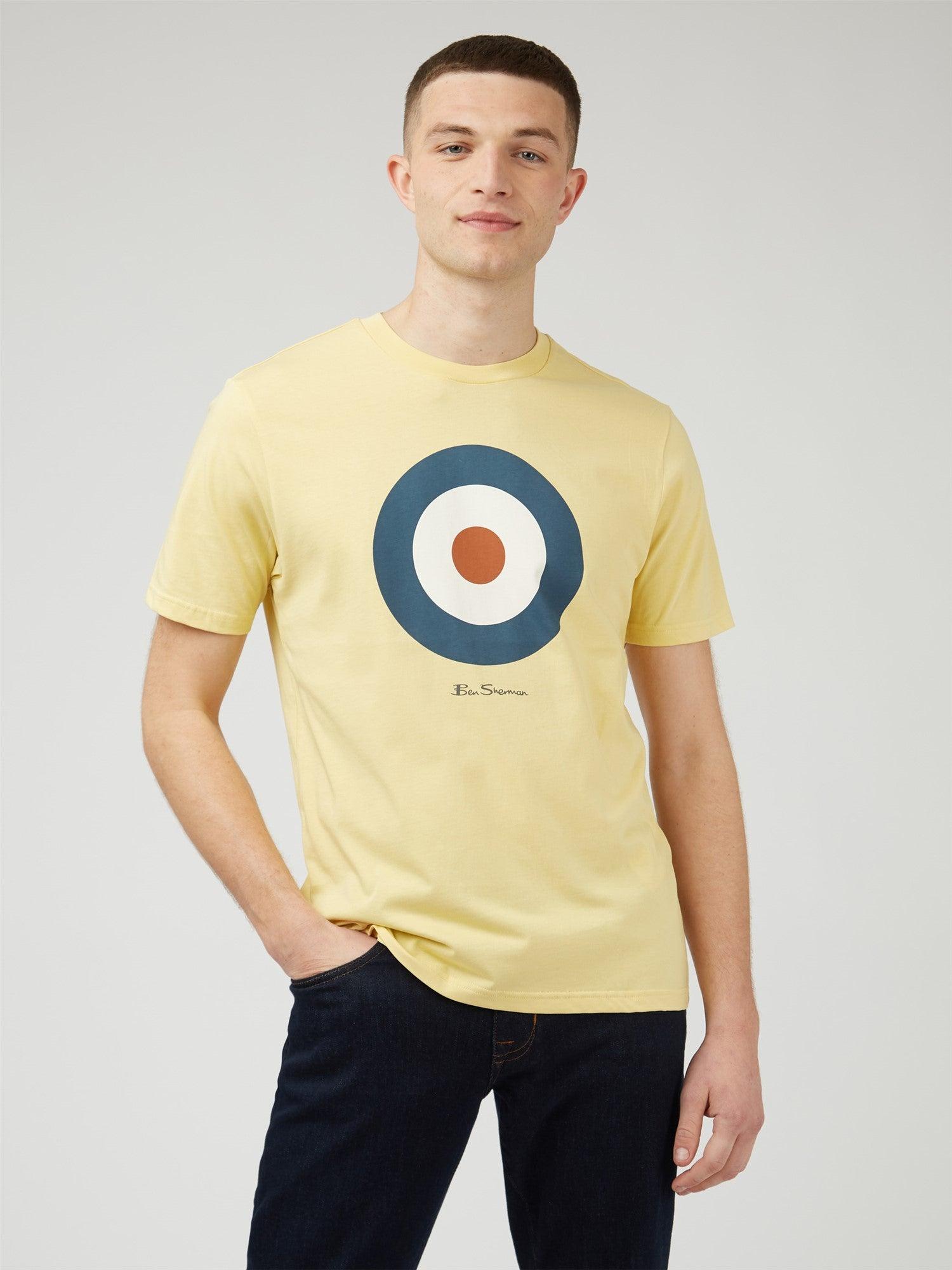 Camiseta Ben Sherman Signature Target Lemon - ECRU