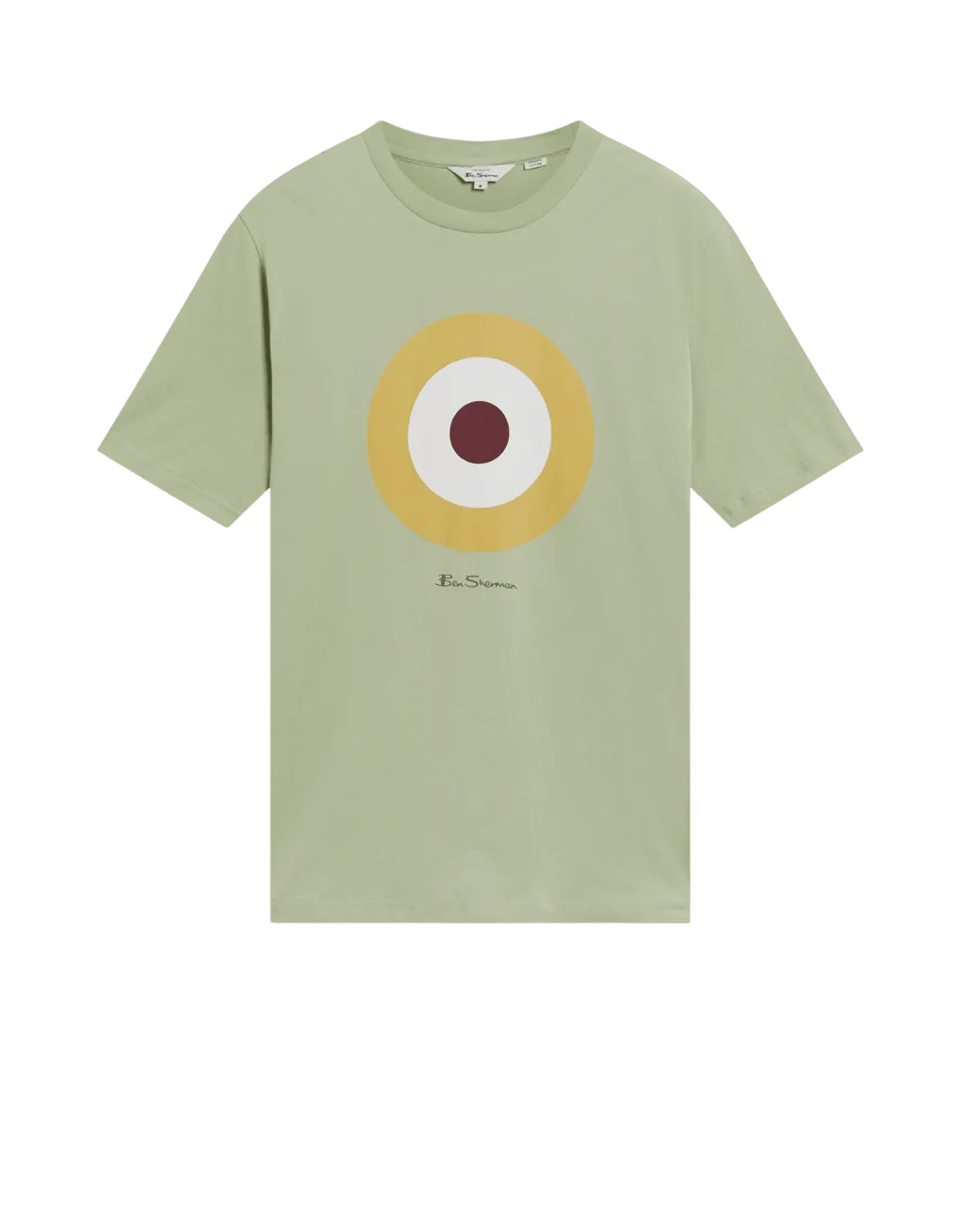 Camiseta Ben Sherman Signature Target Pistachio - ECRU