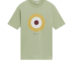 Camiseta Ben Sherman Signature Target Pistachio - ECRU